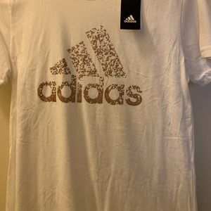 White Adidas shirt